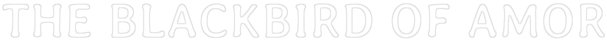 Логотип The Blackbird of Amor