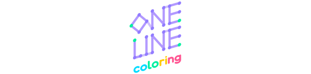 Логотип One Line Coloring