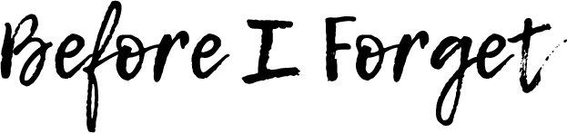 Логотип Before I Forget