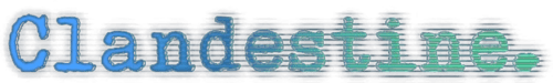 Логотип Clandestine