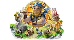 Логотип Веселая ферма: Викинги