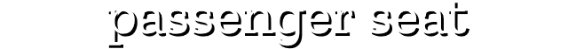 Логотип passenger seat
