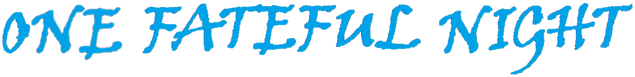 Логотип One Fateful Night