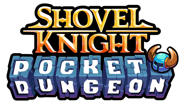 Логотип Shovel Knight Pocket Dungeon