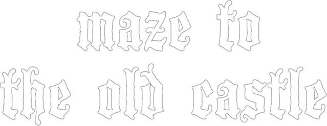 Логотип maze to the old castle