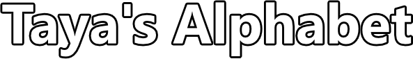 Логотип Taya's Alphabet
