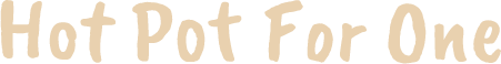 Логотип Hot Pot For One