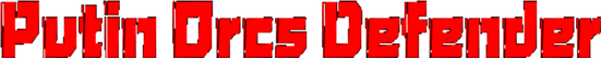 Логотип Putin Orcs Defender