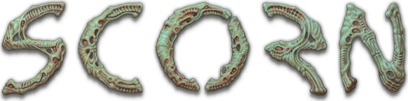Логотип Scorn