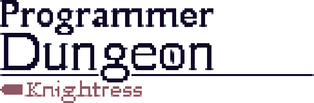 Логотип Programmer Dungeon Knightress