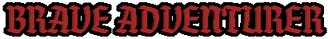 Логотип BRAVE ADVENTURER