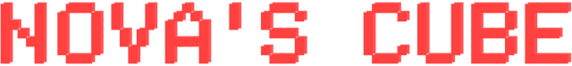 Логотип Nova's Cube!