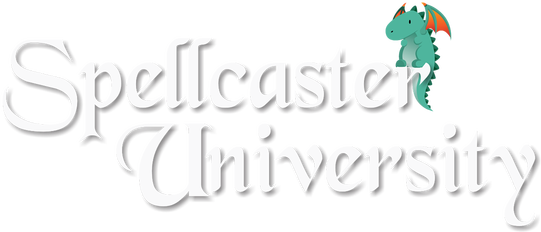 Логотип Spellcaster University