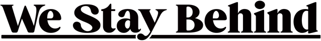 Логотип We Stay Behind