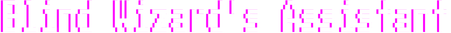 Логотип Blind wizard's assistant