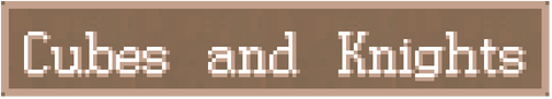 Логотип Cubes and Knights