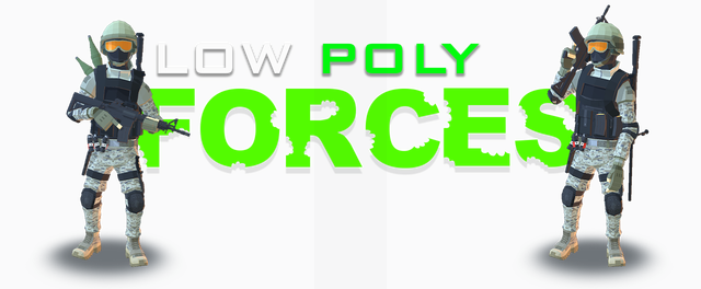 Логотип Low Poly Forces
