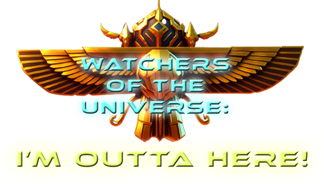 Логотип Watchers of the Universe: I'm outta here!