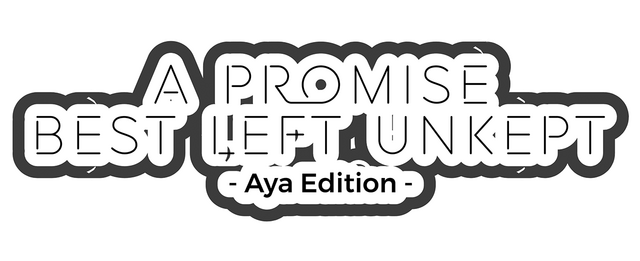 Логотип A Promise Best Left Unkept - Aya Edition