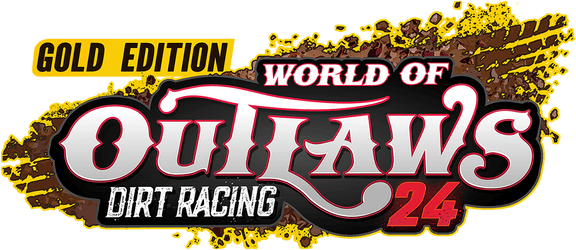 Логотип World of Outlaws: Dirt Racing 24 Gold Edition