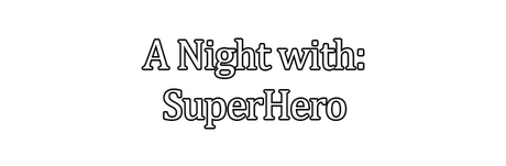 Логотип A Night With: SuperHero