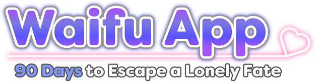 Логотип Waifu App: 90 Days to Escape a Lonely Fate