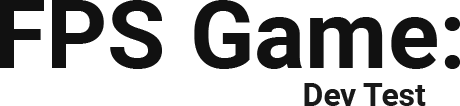 Логотип FPS Game: Dev Test