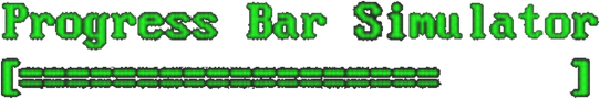 Логотип Progress Bar Simulator