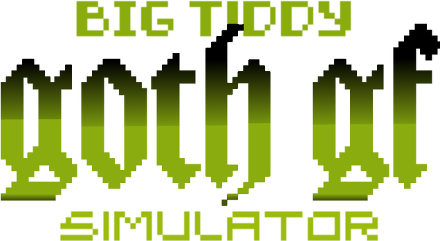 Логотип Big Tiddy Goth GF Simulator