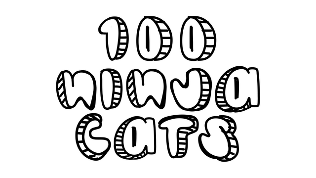 Логотип 100 Ninja Cats
