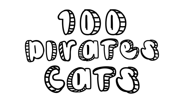 Логотип 100 Pirate Cats
