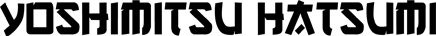 Логотип Yoshimitsu Hatsumi