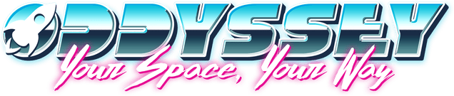 Логотип Oddyssey: Your Space, Your Way