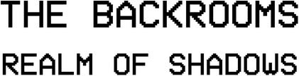 Логотип Backrooms: Realm of Shadows