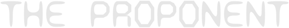 Логотип The Proponent