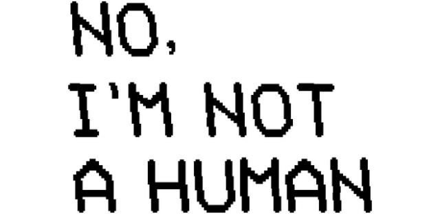 Логотип No, I'm not a Human