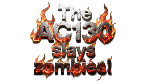 Логотип The AC130 slays the zombies