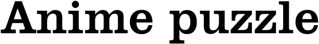 Логотип Anime puzzle