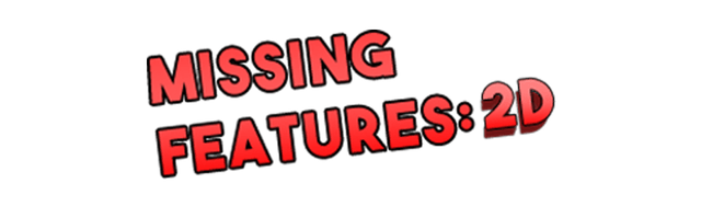 Логотип Missing Features: 2D