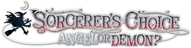 Логотип Sorcerer's Choice: Angel or Demon?