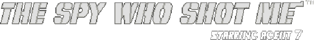 Логотип The spy who shot me