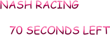 Логотип Nash Racing: 70 seconds left