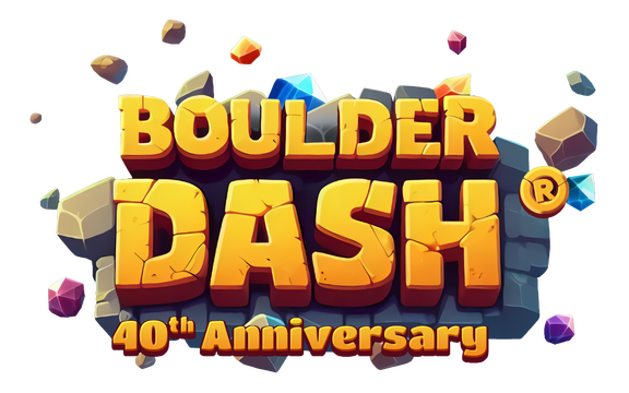 Логотип BOULDER DASH 40th Anniversary