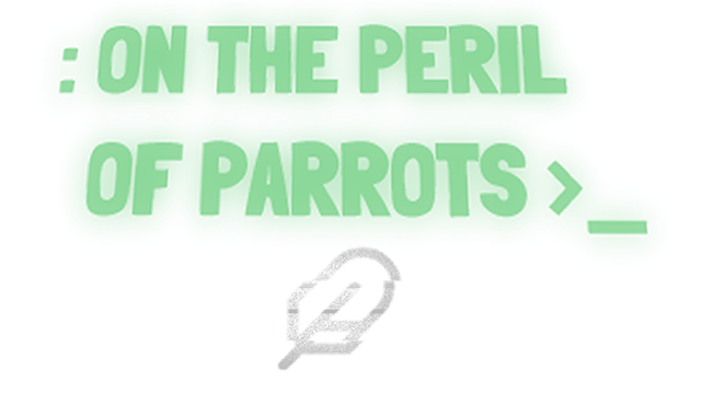 Логотип On the Peril of Parrots