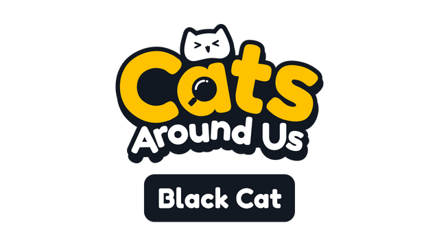 Логотип Cats Around Us: Black Cat