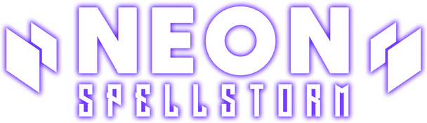 Логотип Neon Spellstorm