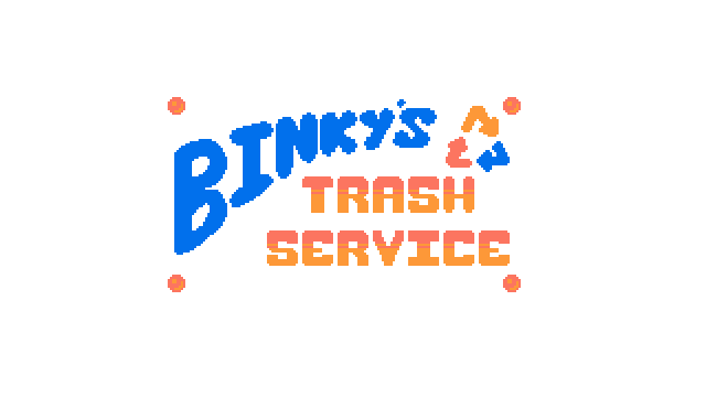 Логотип Binky's Trash Service