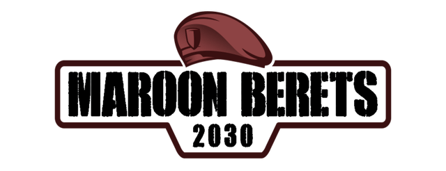 Логотип Maroon Berets: 2030