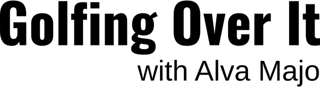 Логотип Golfing Over It with Alva Majo