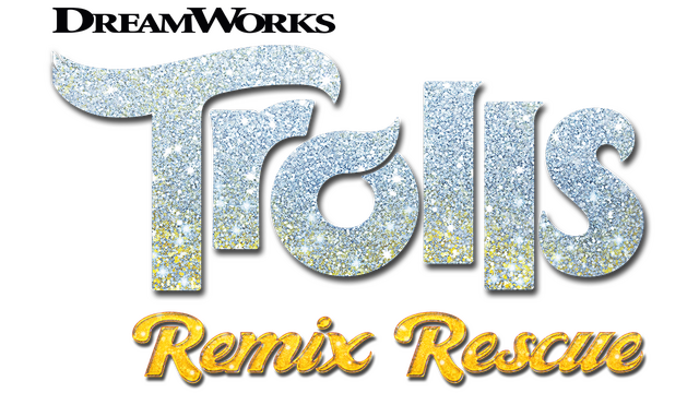 Логотип DreamWorks Trolls Remix Rescue